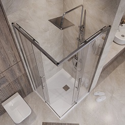 Niagara Душевой уголок Nova 100x100 NG-6630-34 – фотография-5